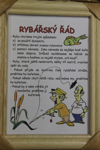 Rámeček - Rybářský řád