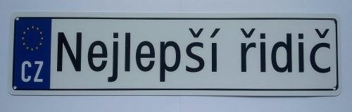 SPZ Nejlepší řidič