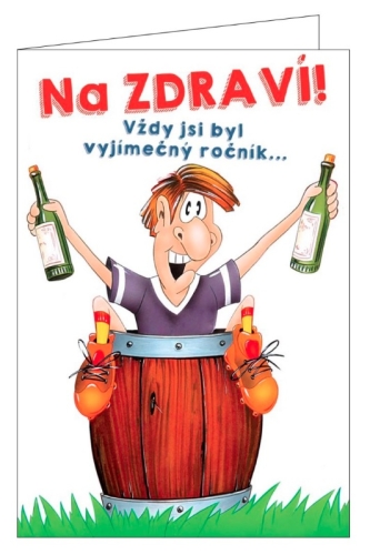 Přání do obálky - Na zdraví