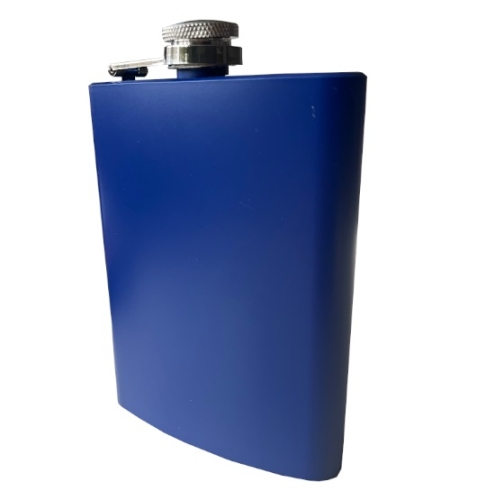 Modrá nerezová placatka