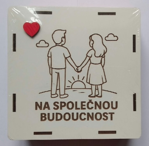 Odškrtávací pokladnička Na společnou budoucnost