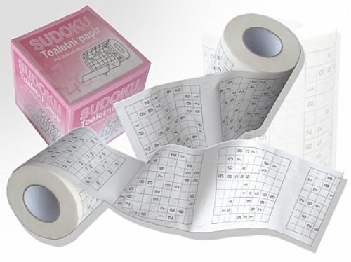 Toaletní papír sudoku