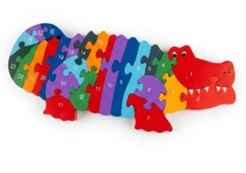 Puzzle krokodýl Puzzle krokodýl