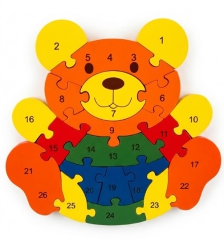 Puzzle medvídek Puzzle medvídek